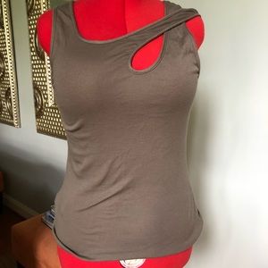 BCBG asymmetrical tank